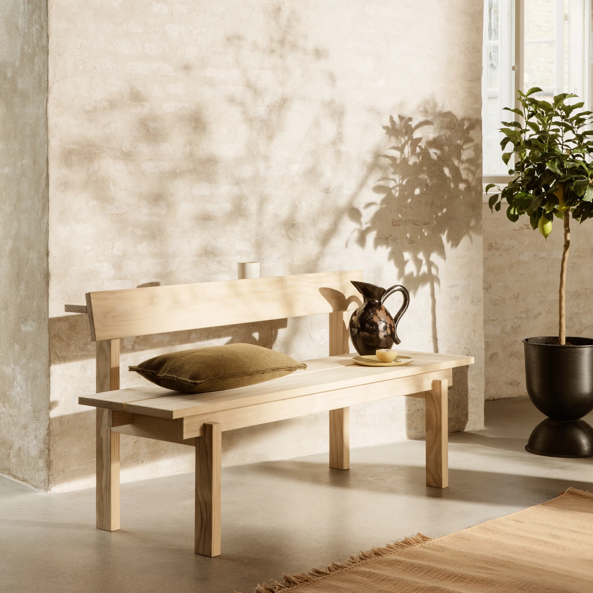 Desert cushion 28x53 cm, olive Ferm Living