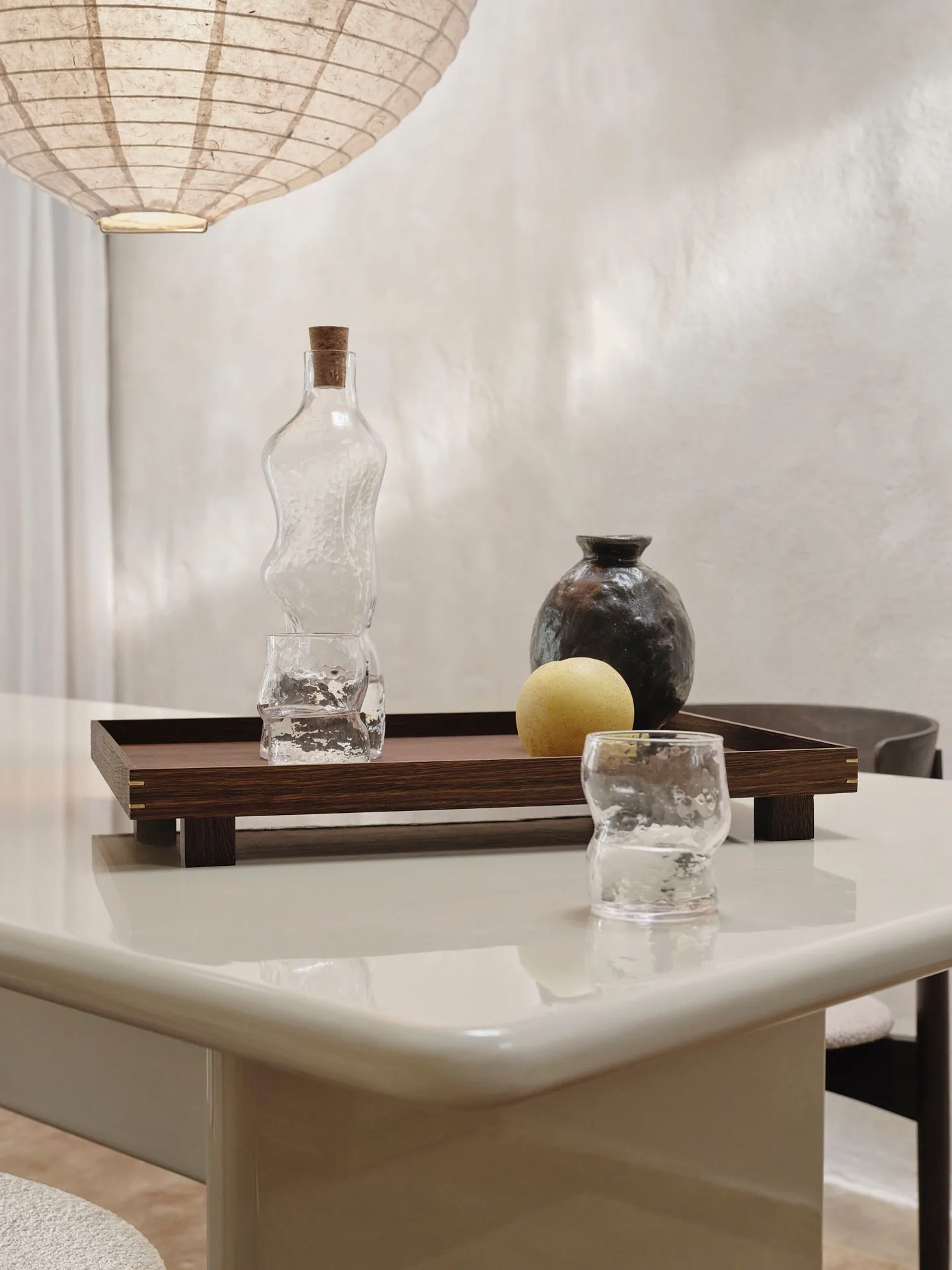 Dimple glass 27 cl 2-pack, Clear Ferm Living