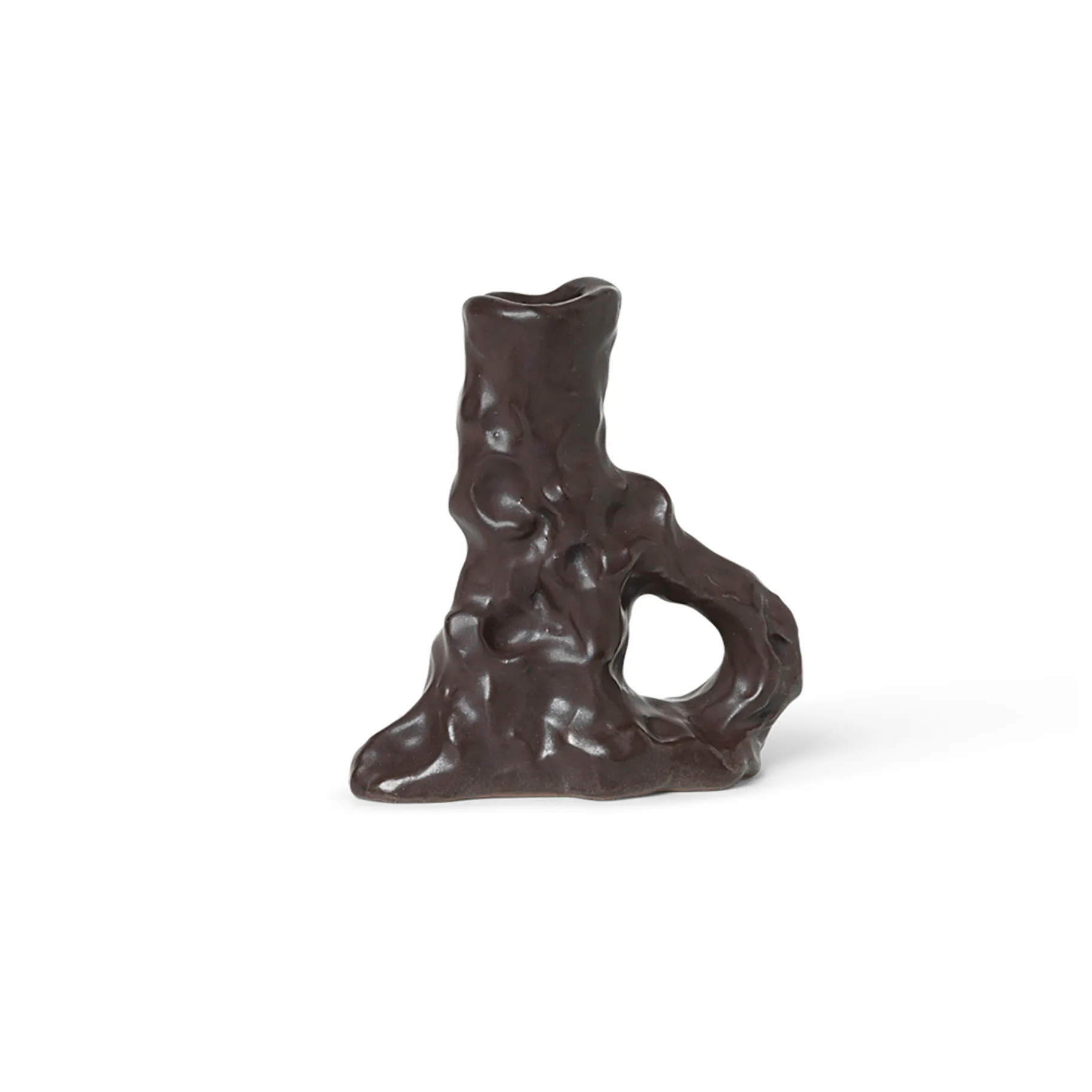 Dito candle sticks, Dark Brown Ferm Living