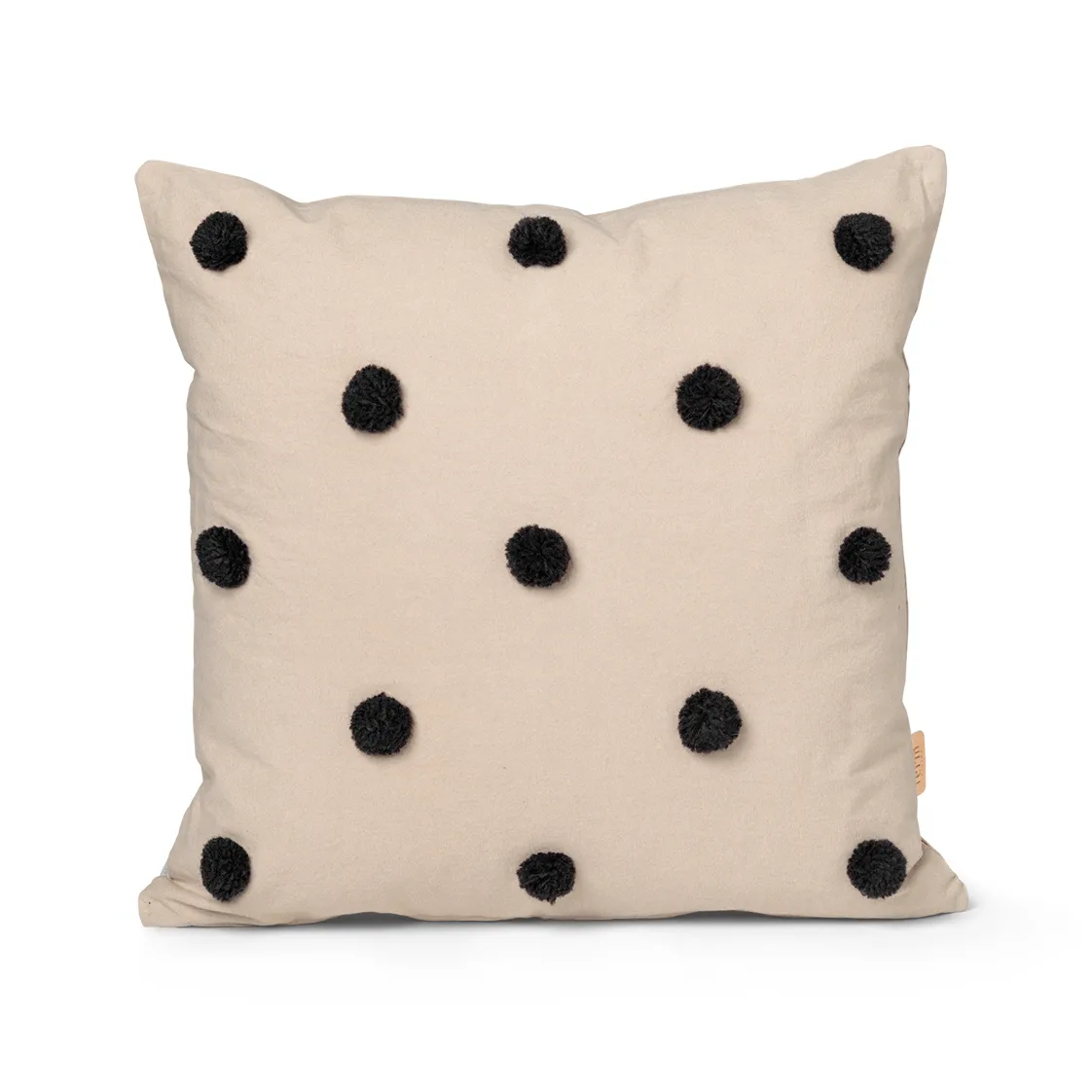 Dot cushion 50x50 cm, sand-black Ferm Living