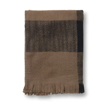 Dry wool throw 120x180 cm - Sugar Kelp/Black - Ferm Living
