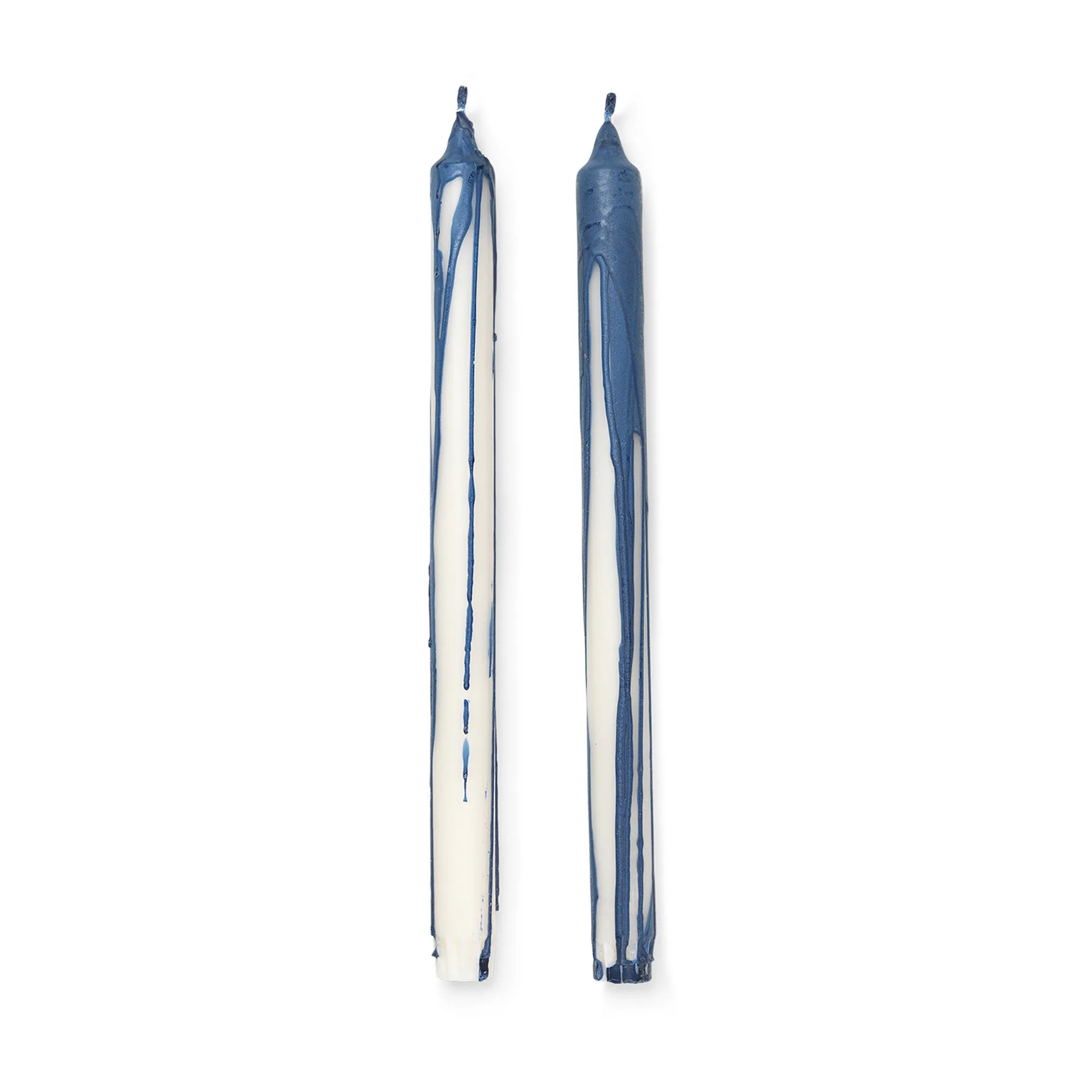 Dryp stearin candle 2-pack, Deep Blue Ferm Living