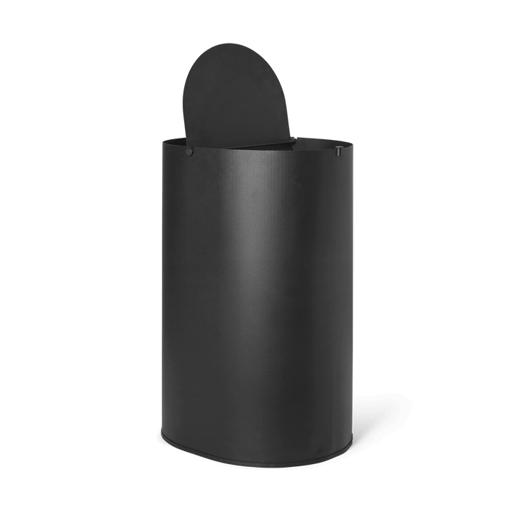 Enkel waste bin large, Black Ferm Living