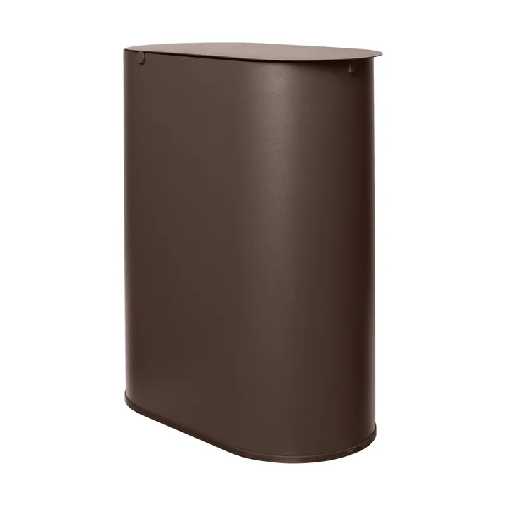 Enkel waste bin medium - Dark chocolate - Ferm Living