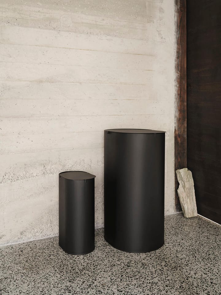 Enkel waste bin small, Black Ferm Living