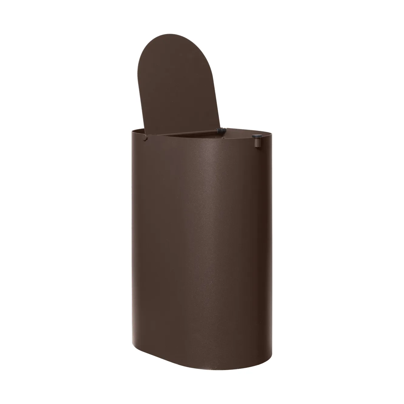 Enkel waste bin small, Dark chocolate Ferm Living