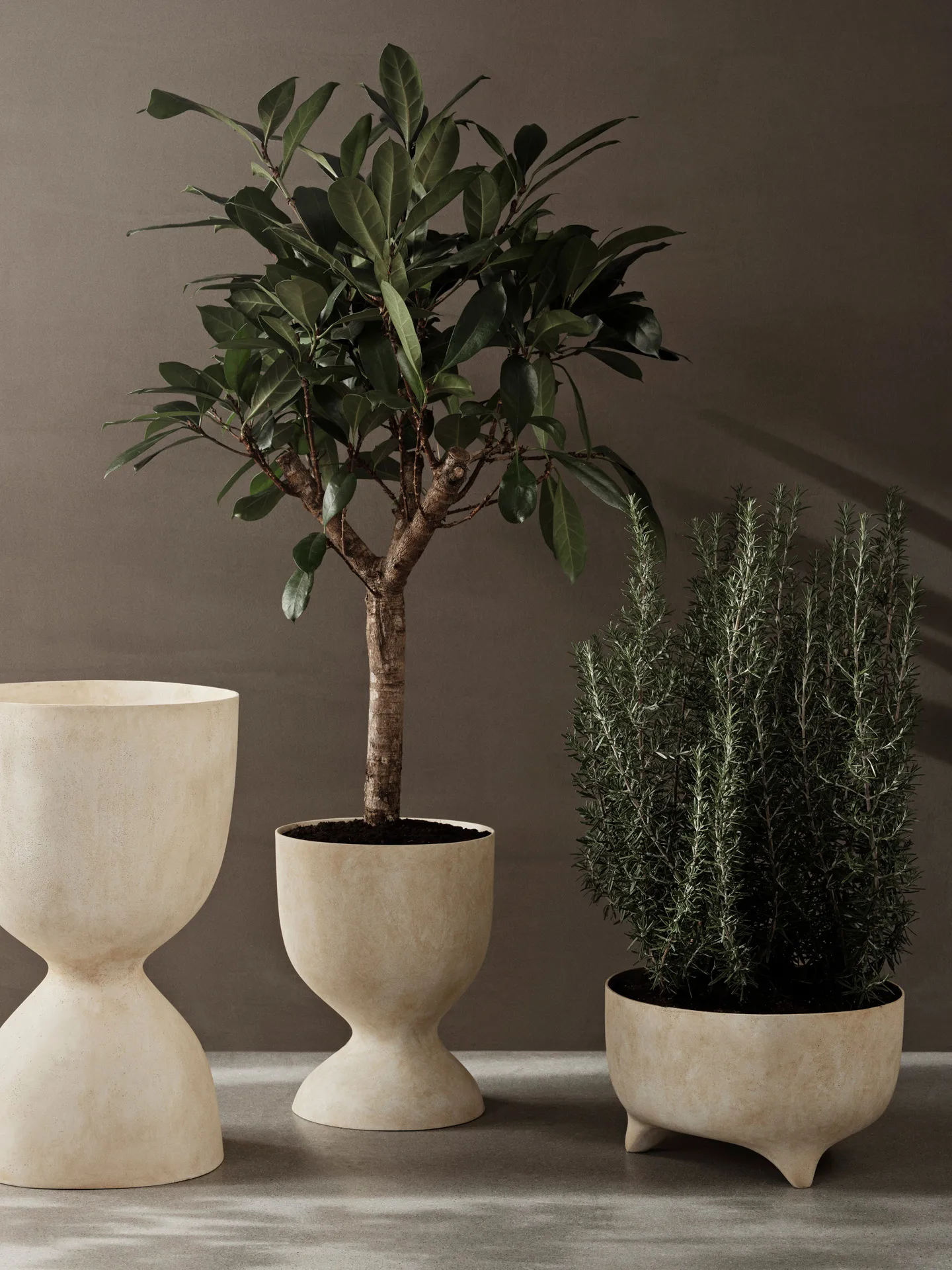 Evoke flower pot 27 cm, Warm Sand Ferm Living