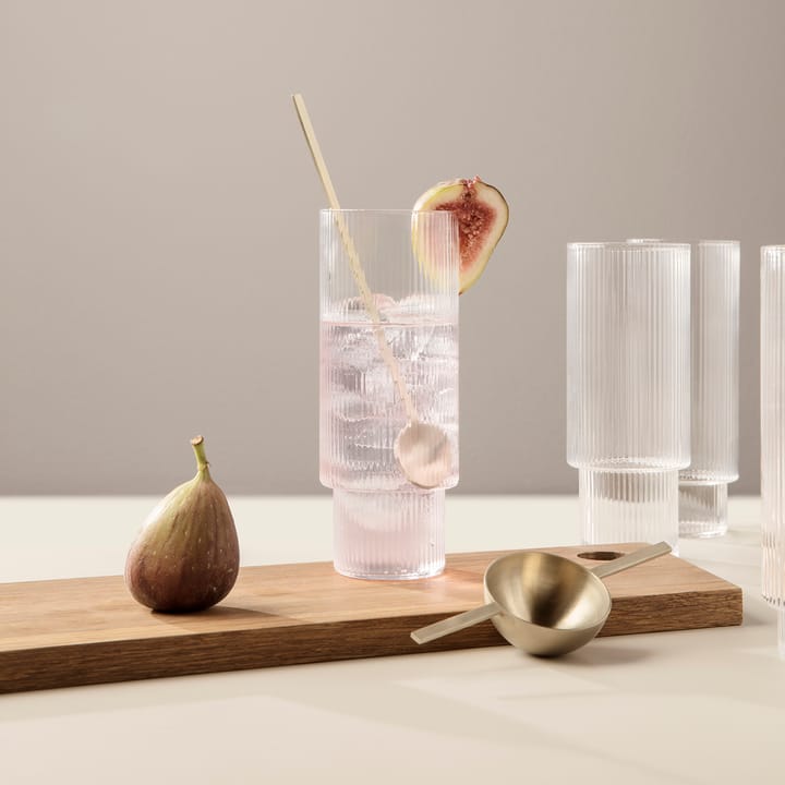 Fein longdrink-spoon, brass Ferm Living
