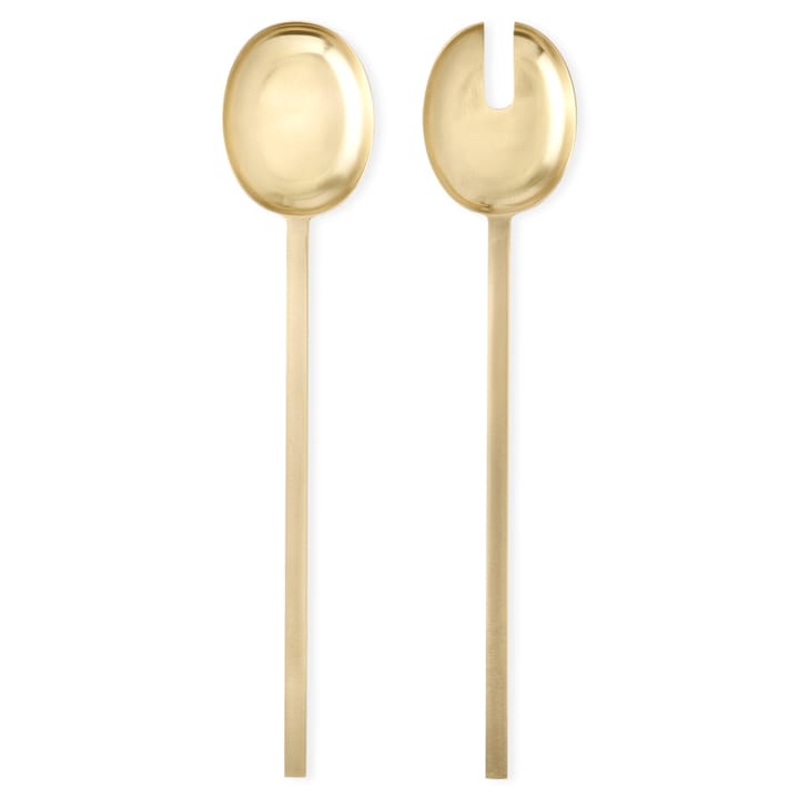 Fein salad cutlery 2 pieces - brass - Ferm Living
