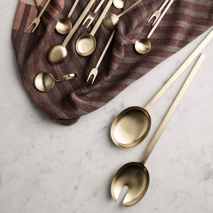 Fein salad cutlery 2 pieces, brass Ferm Living