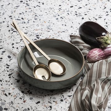 Fein salad cutlery 2 pieces - brass - Ferm Living