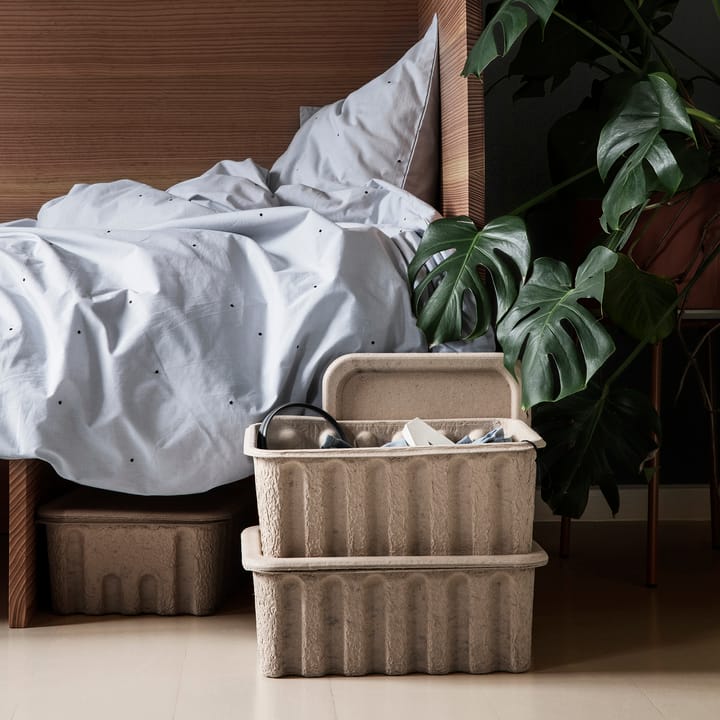 Ferm large box paper with lid 2-pack, brown Ferm Living