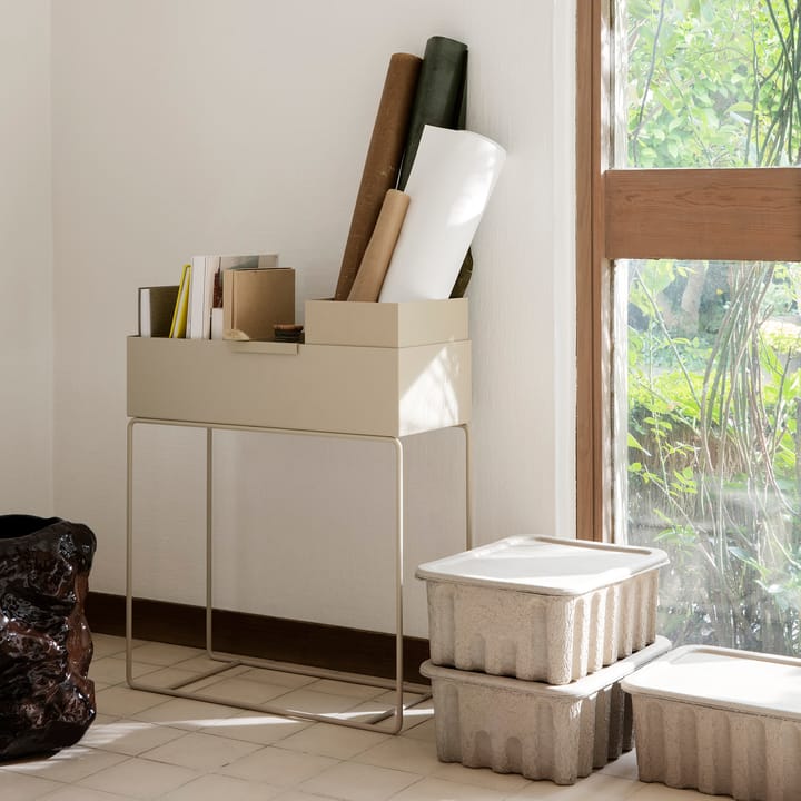 Ferm large box paper with lid 2-pack, brown Ferm Living