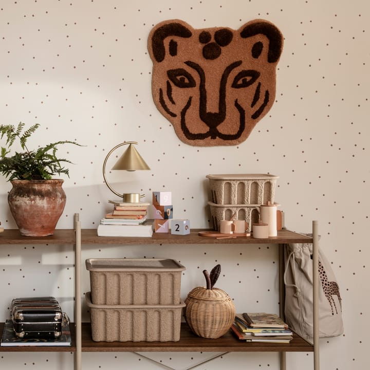 Ferm large box paper with lid 2-pack, brown Ferm Living