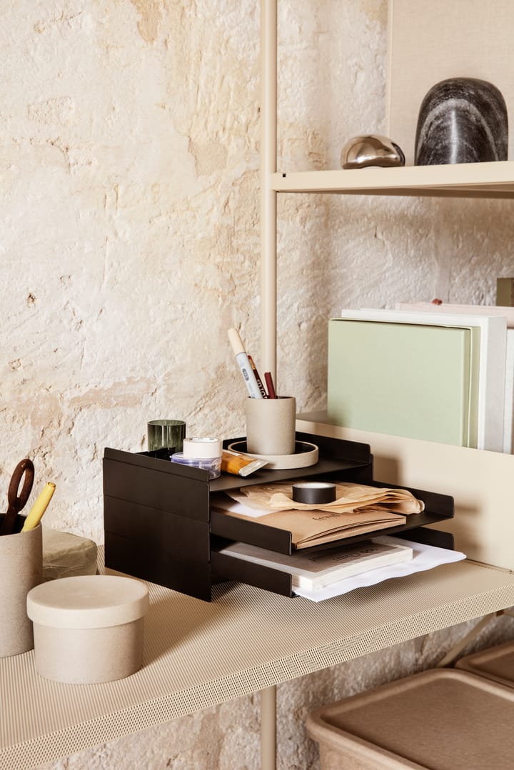 Ferm Living 2x2 document organiser, Black Ferm Living