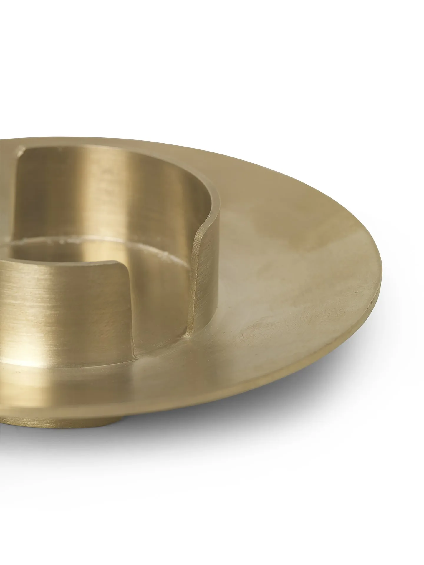 Ferm Living block candle holder, brass Ferm Living