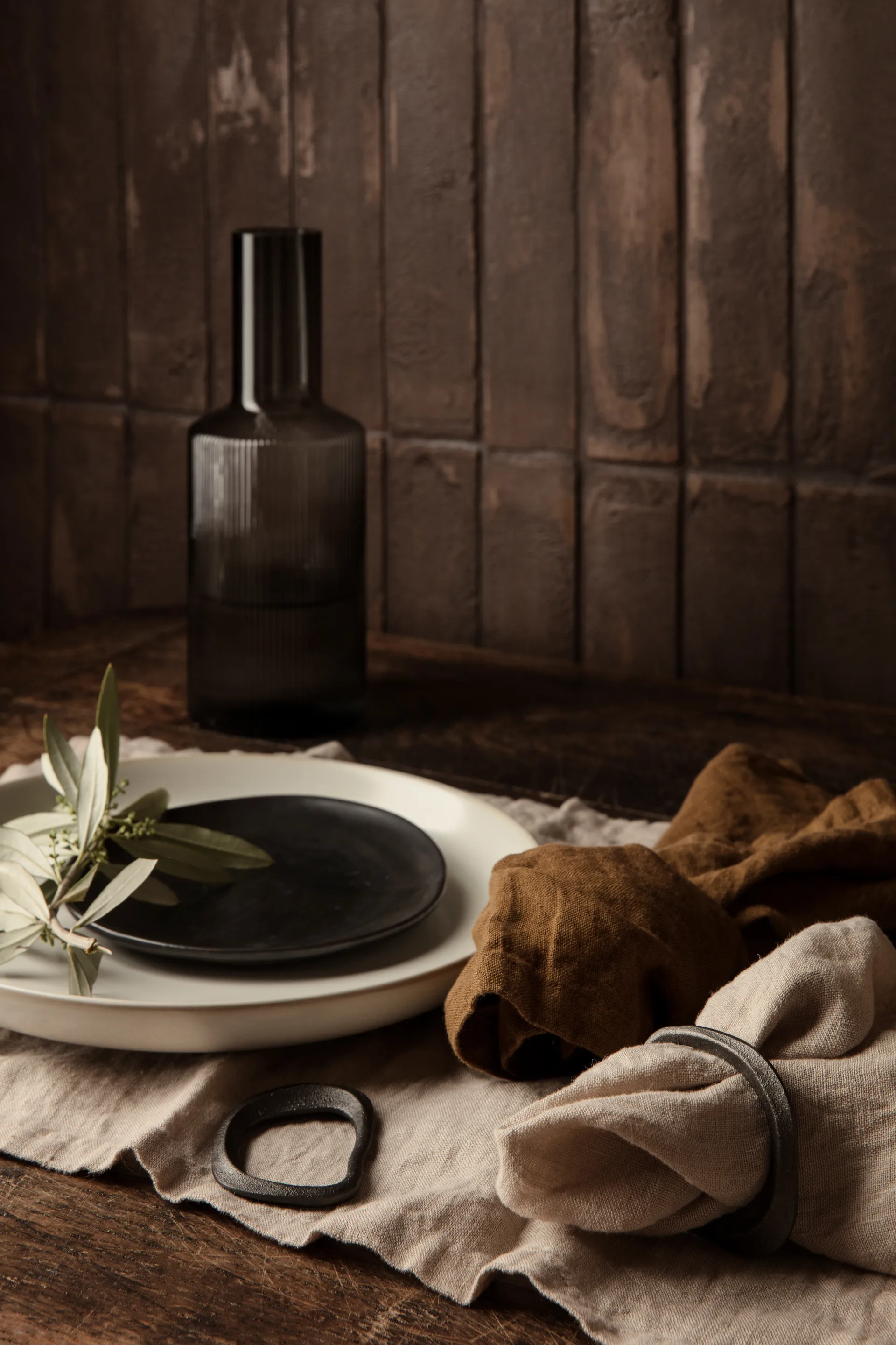 Ferm Living linnen napkins 2-pack, Natural Ferm Living