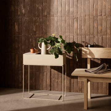 Ferm Living plant box marble tray - beige - Ferm Living