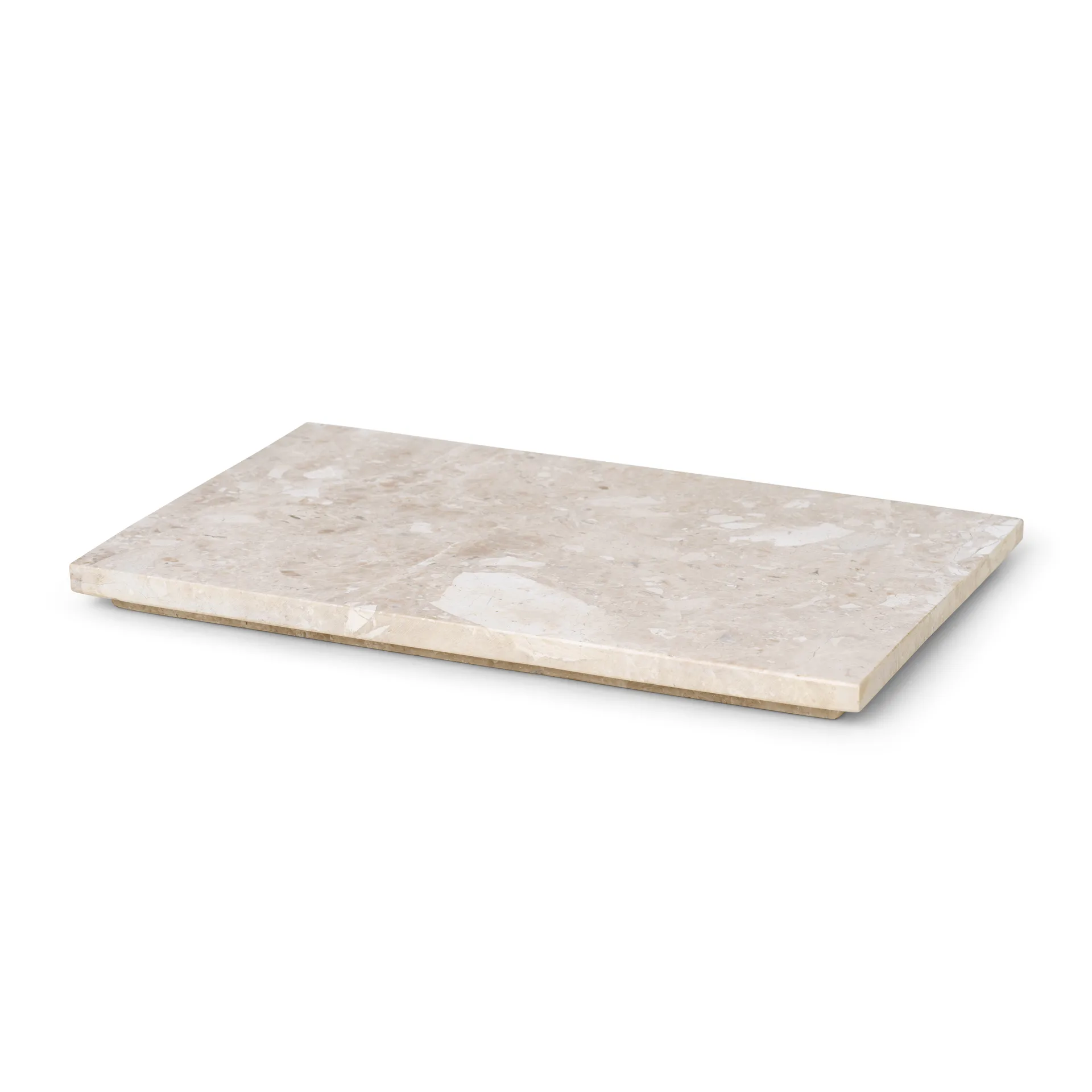 Ferm Living plant box marble tray, beige Ferm Living