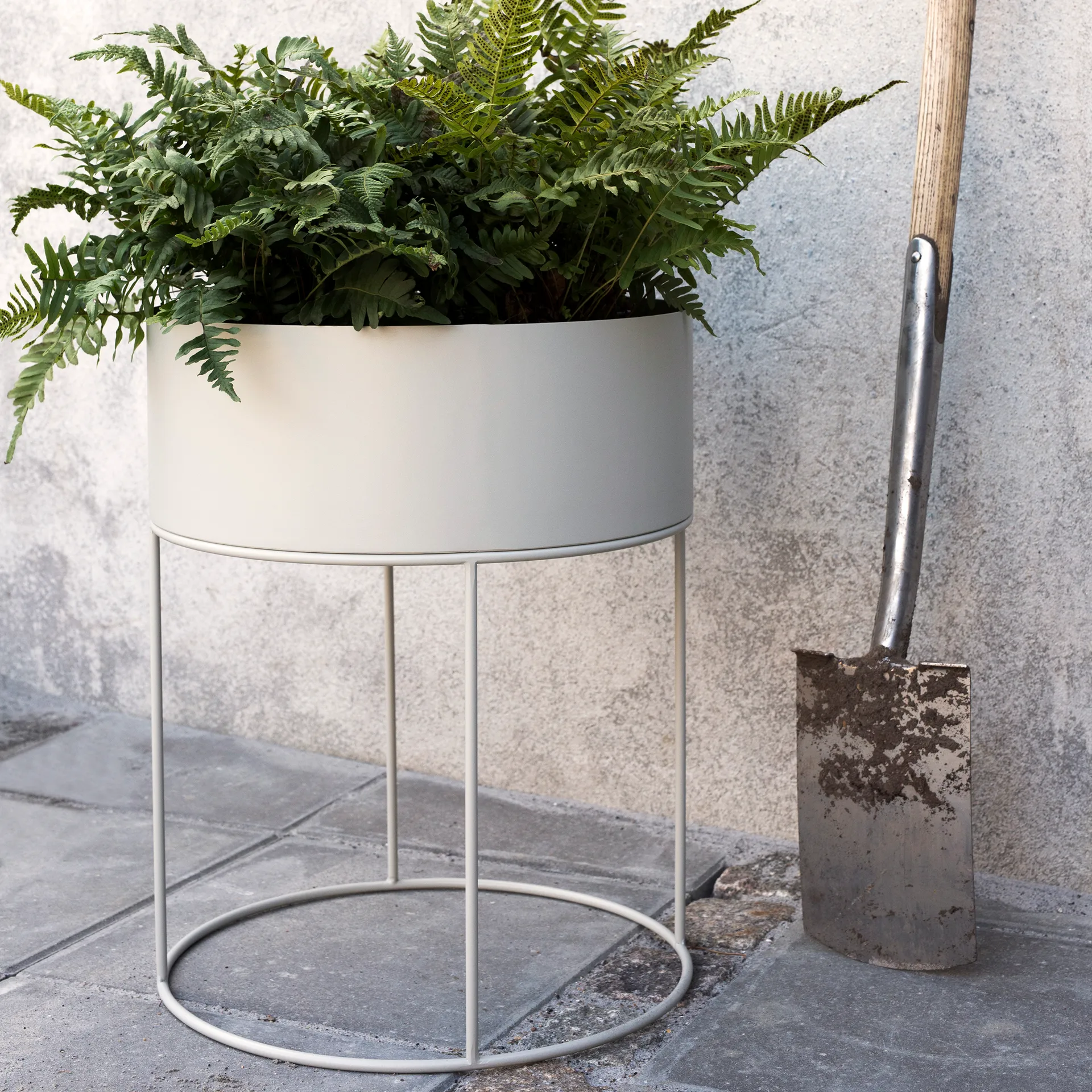 Ferm Living plant box round, cashmere Ferm Living