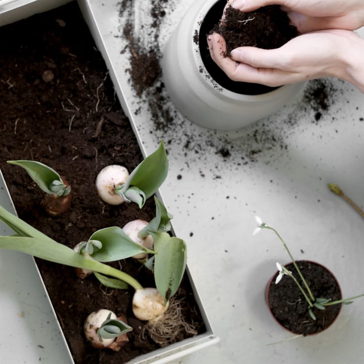 Ferm Living plant box small, light grey Ferm Living