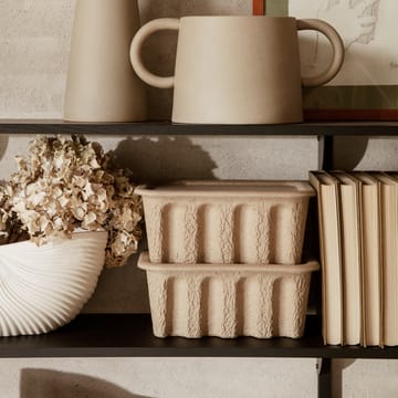 Ferm storage box paper small 2-pack - brown - Ferm Living