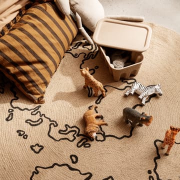 Ferm storage box paper small 2-pack - brown - Ferm Living