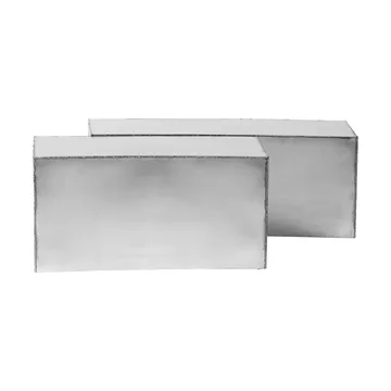 Ferra coffee table 2 pieces - Stainless steel - Ferm Living
