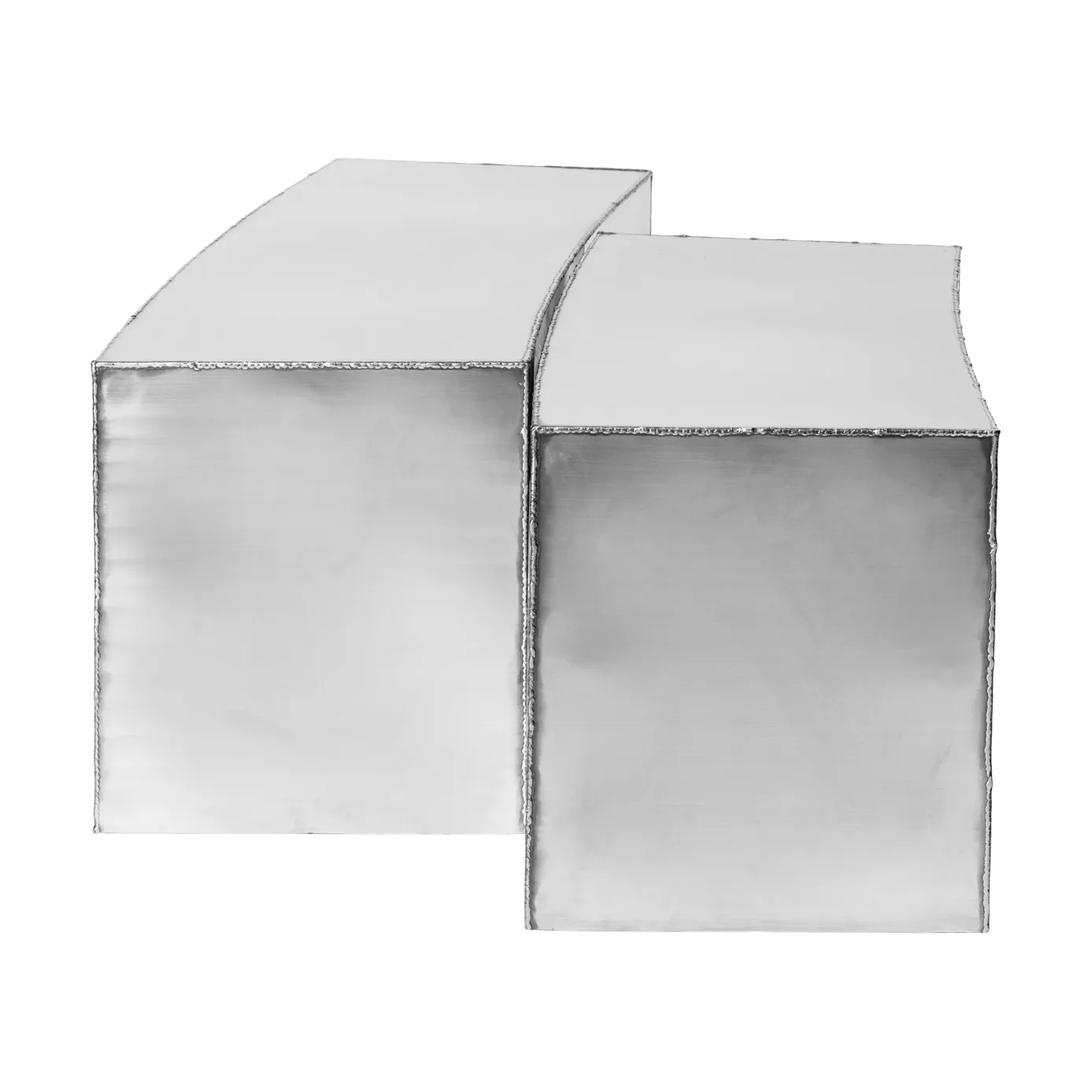 Ferra coffee table 2 pieces, Stainless steel Ferm Living