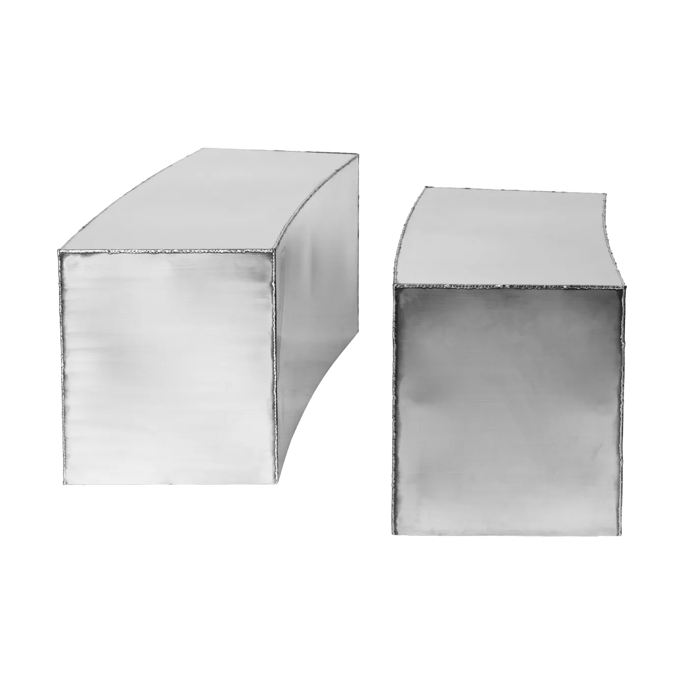 Ferra coffee table 2 pieces, Stainless steel Ferm Living