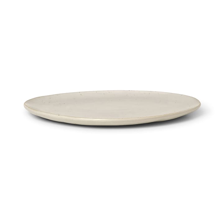 Flow plate 22 cm - Off-white speckle - Ferm Living