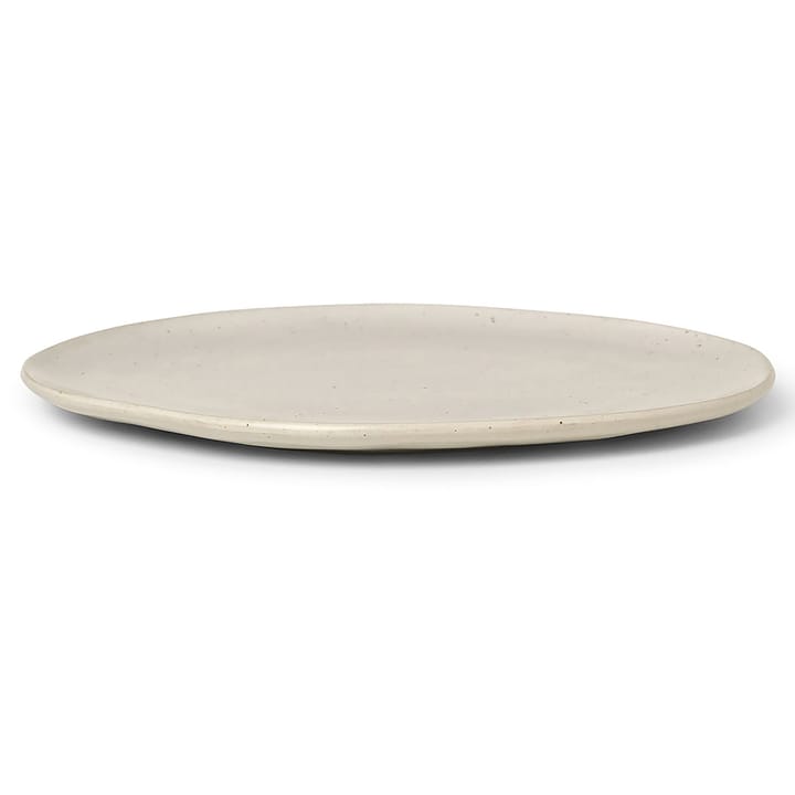 Flow plate 27 cm - Off-white speckle - Ferm Living