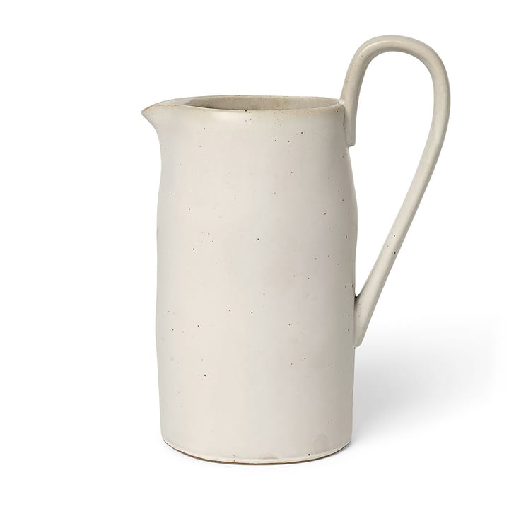 Flow pot 1 L, Off-white speckle ferm LIVING