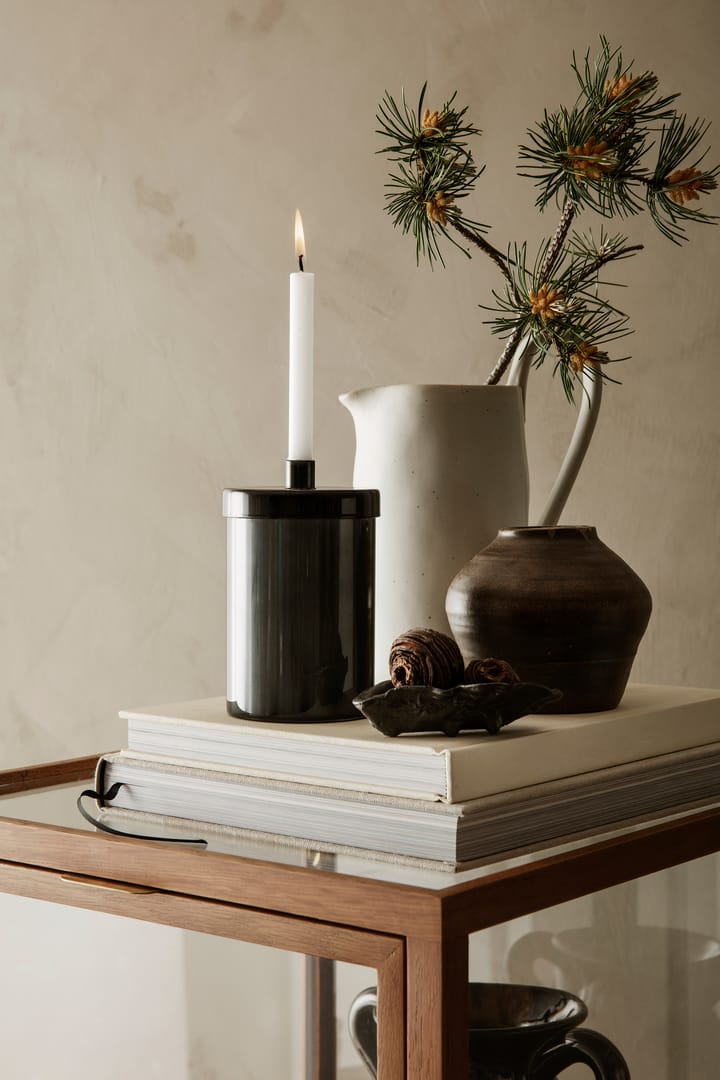 Flow pot 1 L, Off-white speckle Ferm Living