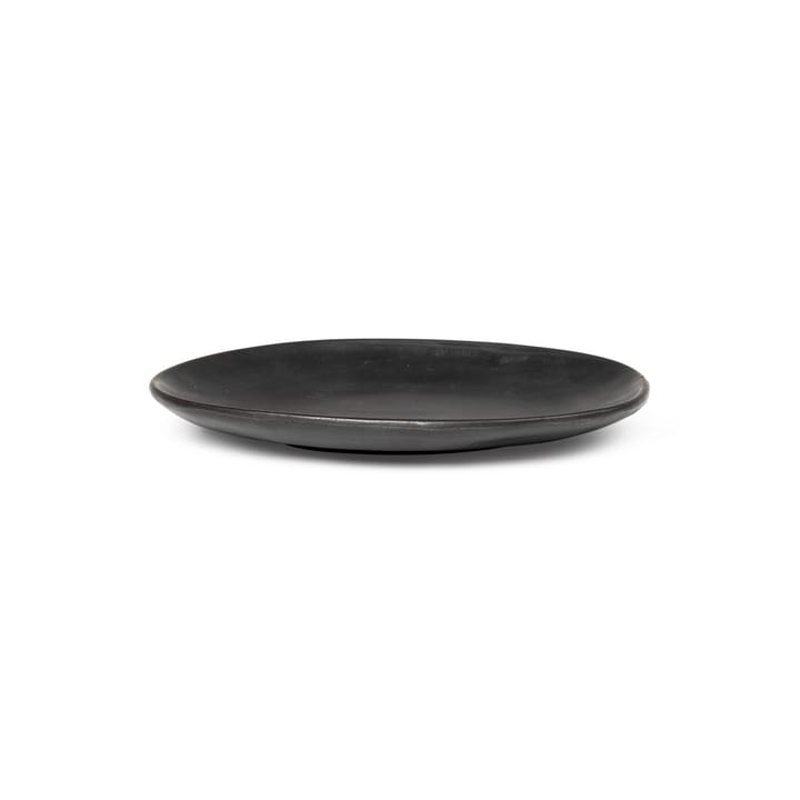Flow small plate 15 cm - black - Ferm Living
