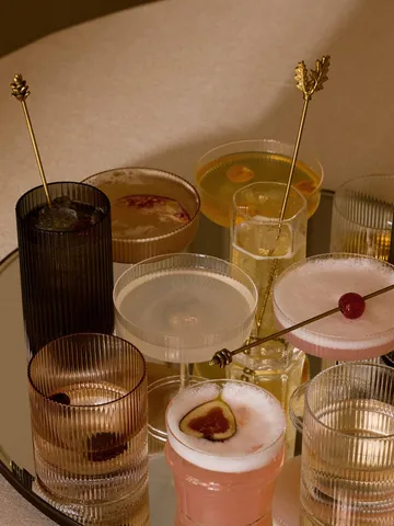 Forest drink stirrers 6-pack - Brass - Ferm Living