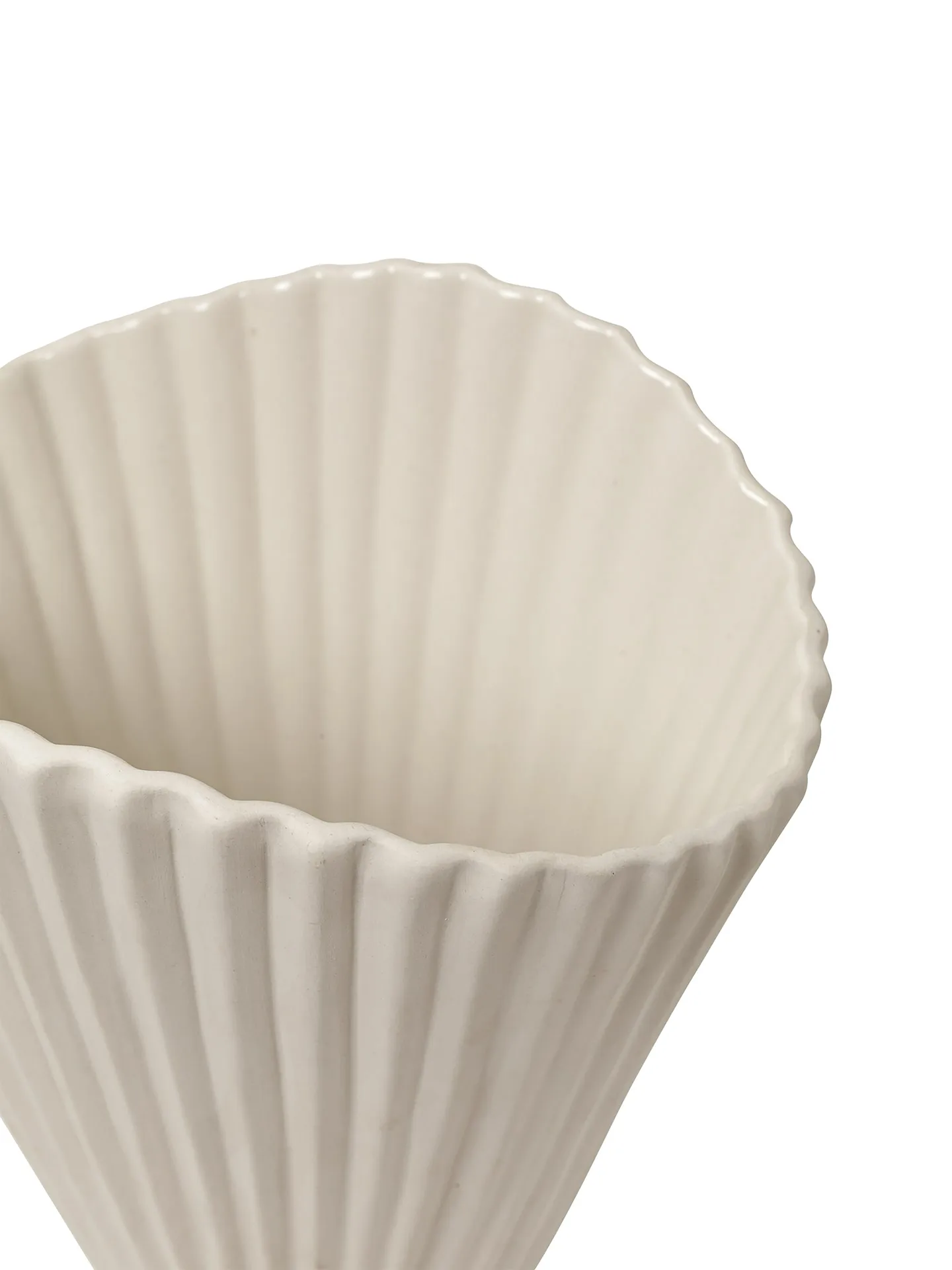 Fountain vase 30,5 cm, off white Ferm Living