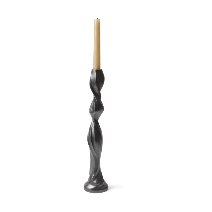 Gale candlestick 38 cm, Blackened Aluminium Ferm Living