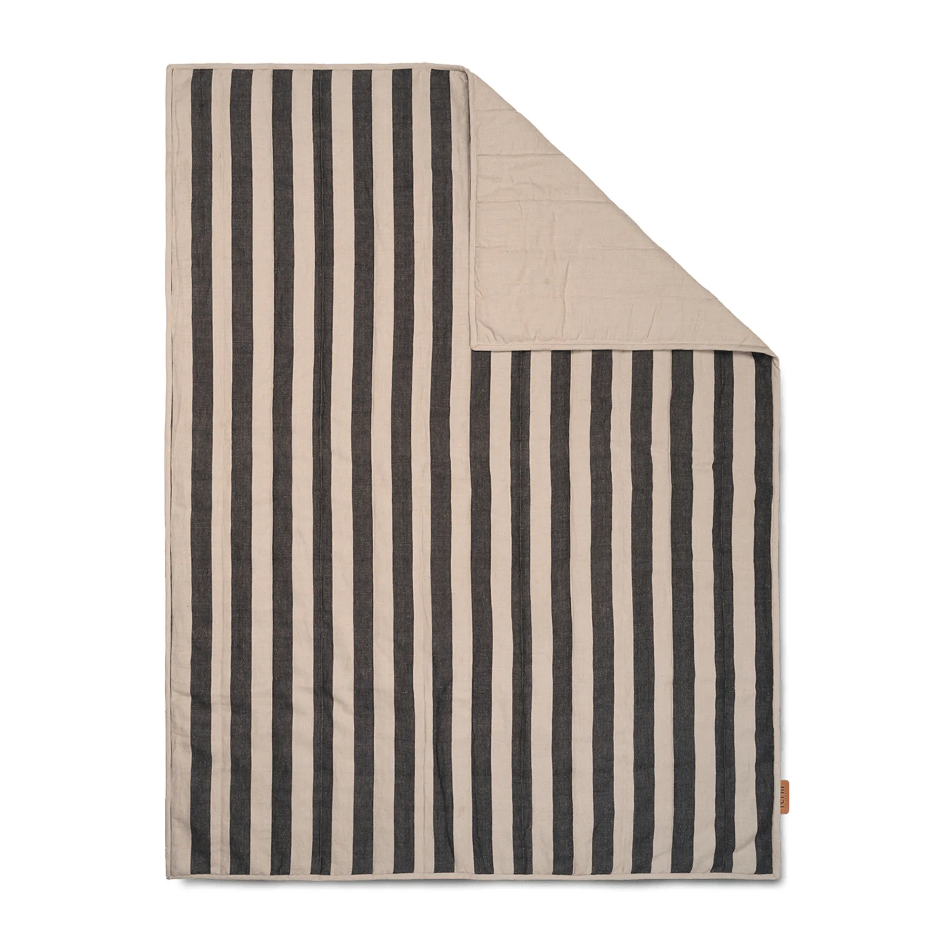 Grand blanket 120x170 cm, Sand-black Ferm Living