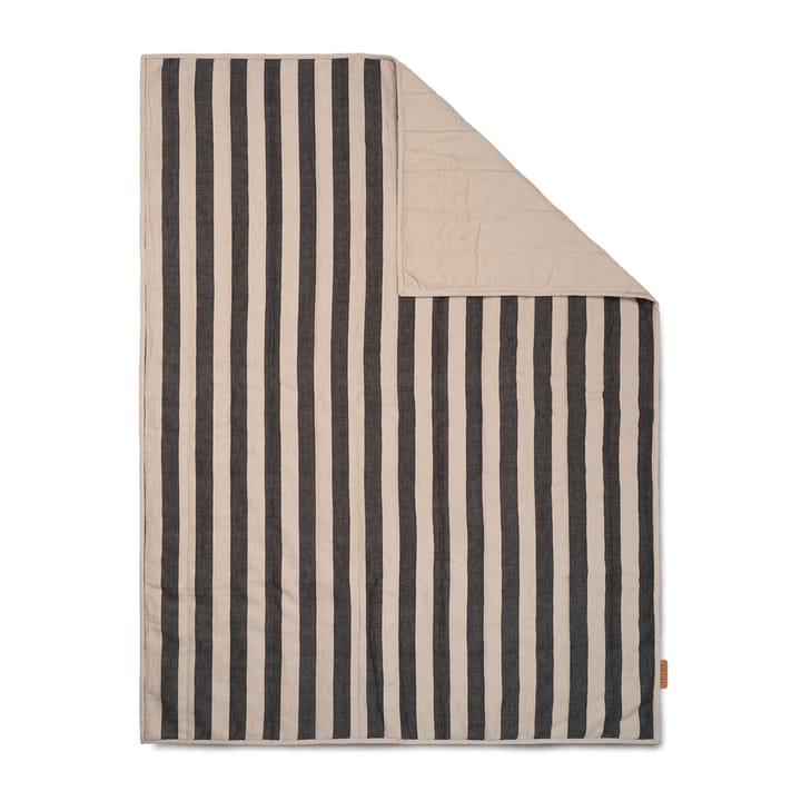 Grand blanket 120x170 cm - Sand-black - Ferm Living