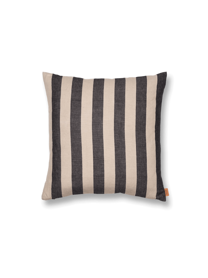 Grand pillowcase 50x50 cm - Sand-black - Ferm Living
