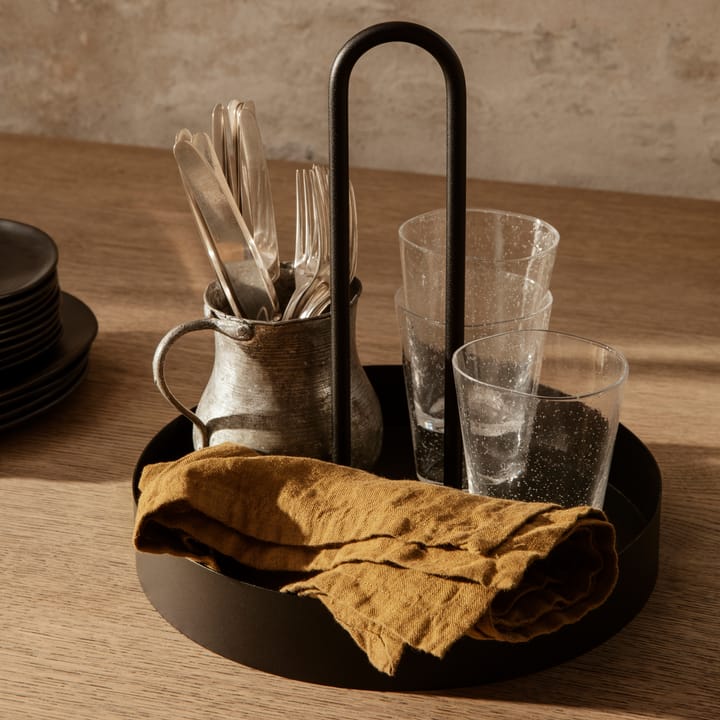 Grib Tray tray, black Ferm Living