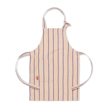 Hale children's apron - Pink-light blue - Ferm Living