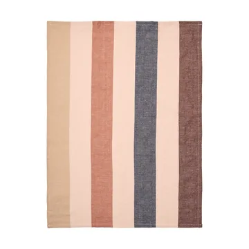Hale kitchen towel 50x70 cm - Cashmere-mocha-indigo blue - Ferm Living