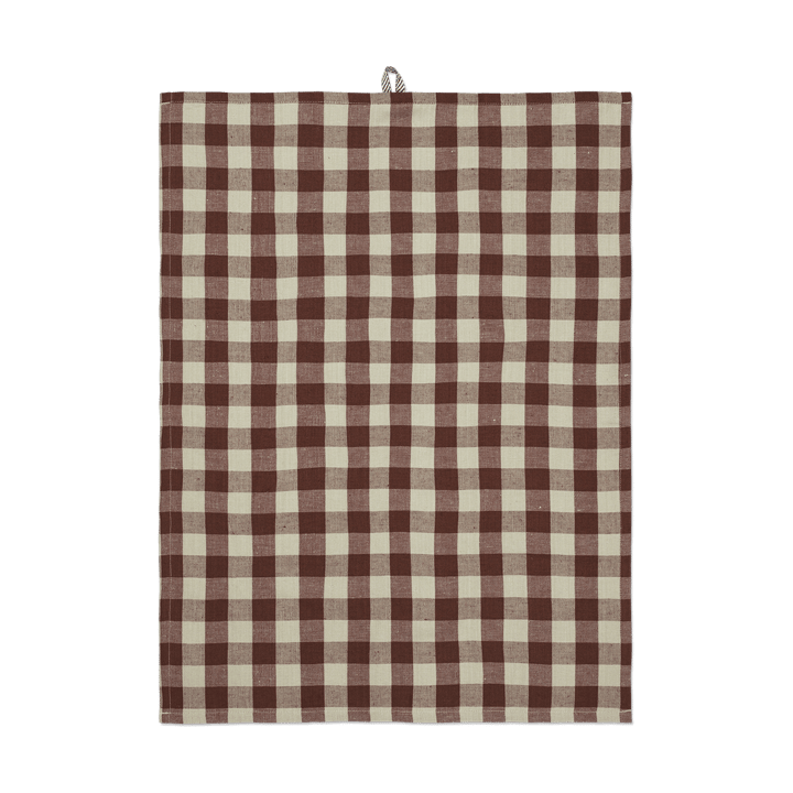 Hale kitchen towel 50x70 cm - Cinnamon-grey green - Ferm Living