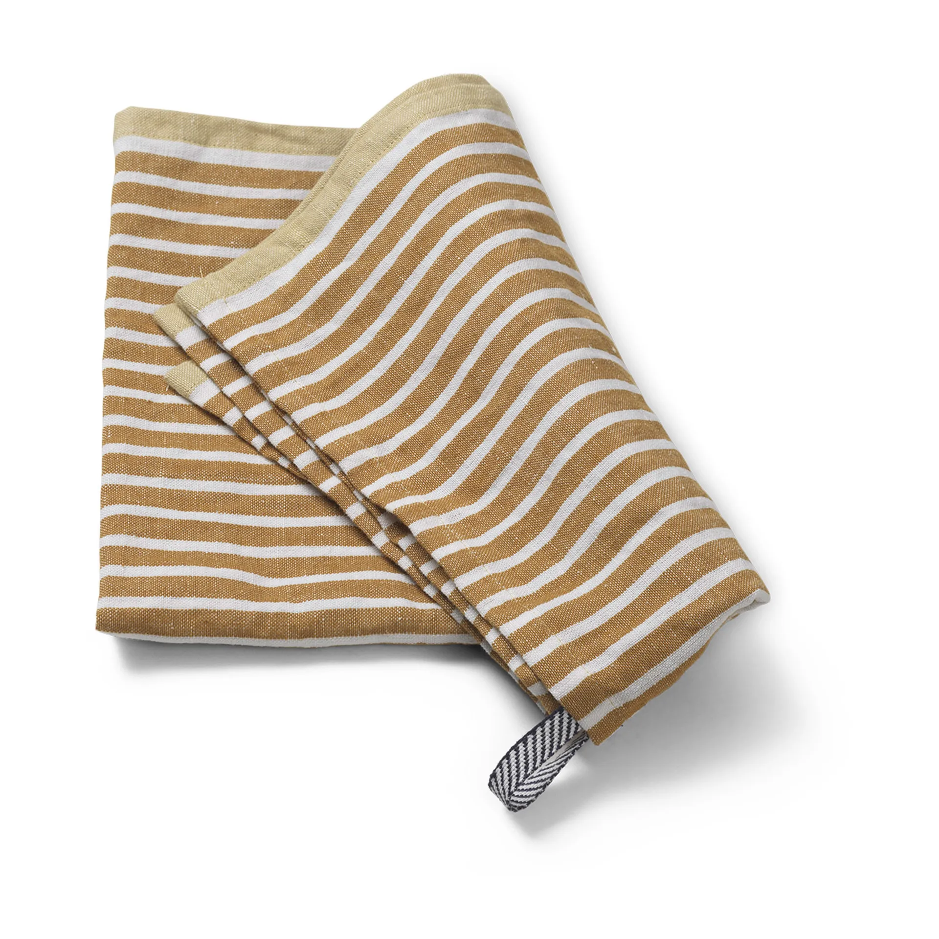 Hale kitchen towel 50x70 cm, Golden brown-silver fern Ferm Living