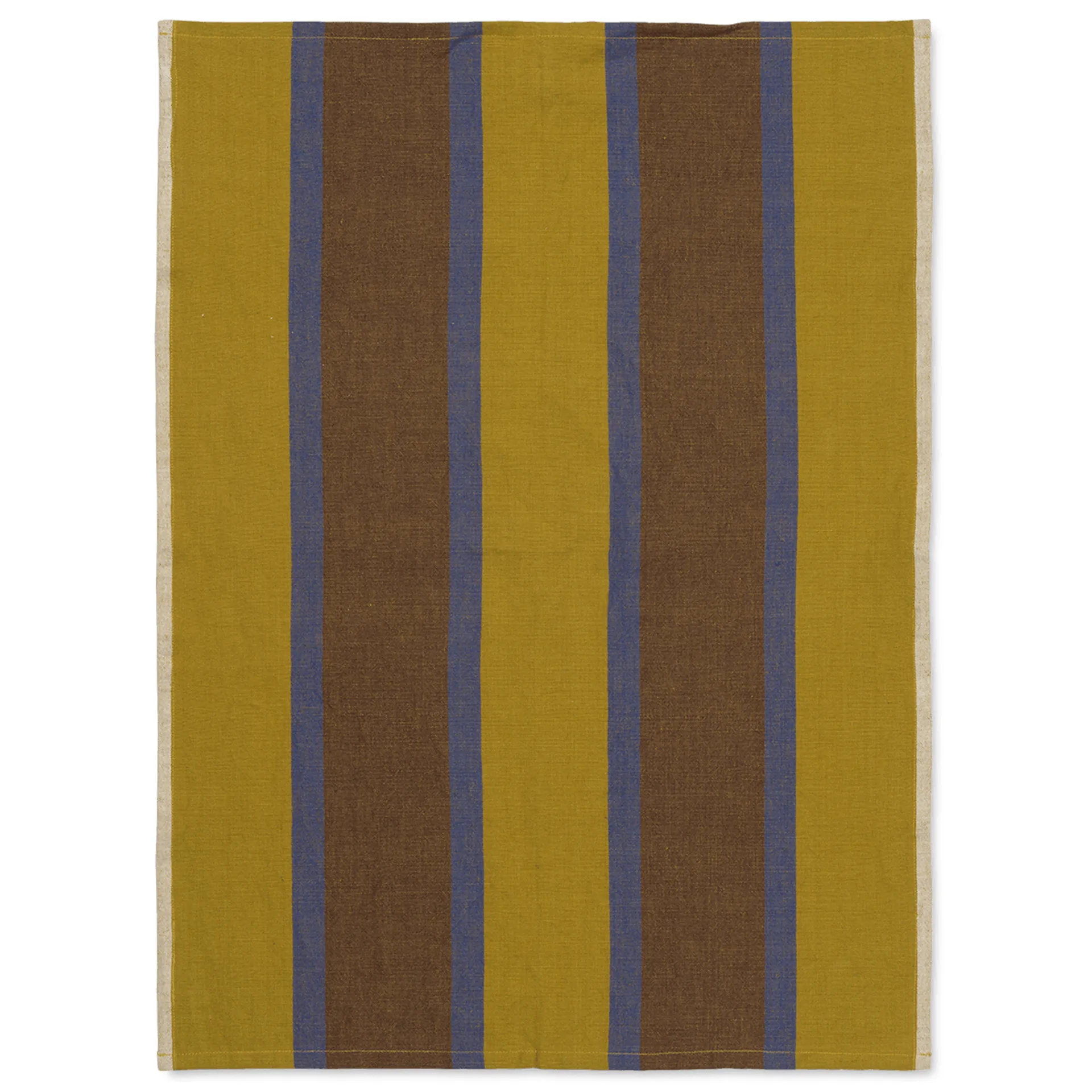 Hale kitchen towel 50x70 cm, Lime-bright blue-chocolate Ferm Living