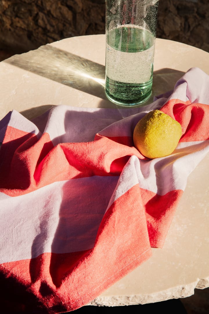 Hale kitchen towel 50x70 cm, Red-lilac Ferm Living