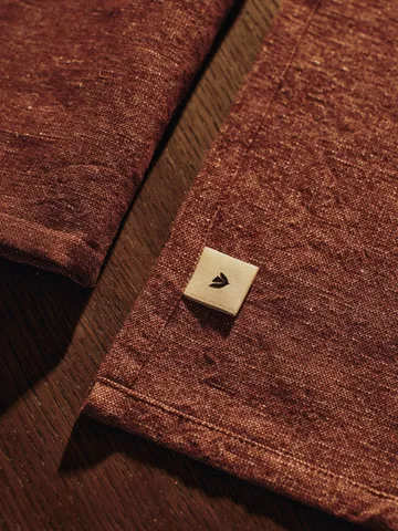 Hale napkin 4-pack - Chestnut, 35x35 cm - Ferm Living