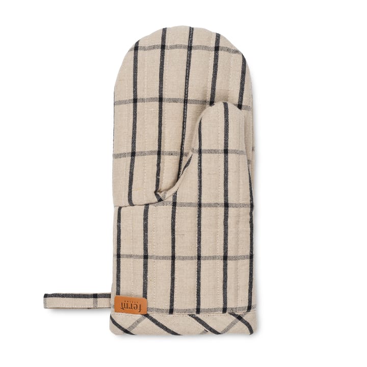 Hale oven glove - sand-black - Ferm Living